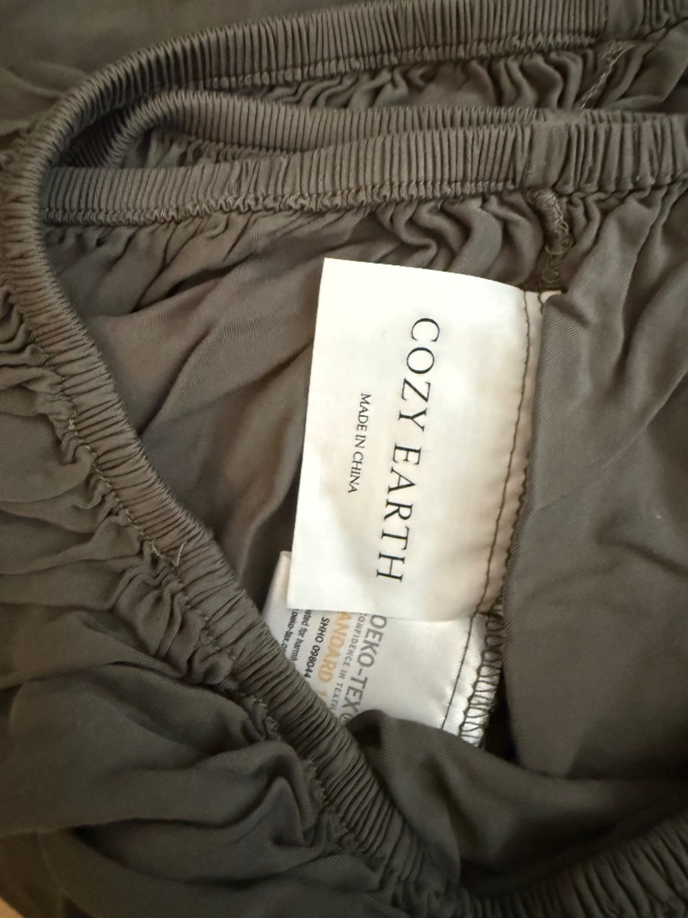 Cozy Earth Bamboo Crib Sheet Olive